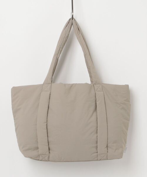 Julier Yoga and Relax（ジュリエヨガアンドリラックス）の「Julier パフィー撥水トートバッグ（トートバッグ・レディース・ブラック/ベージュ/ホワイト・FREE）」の20枚目の写真