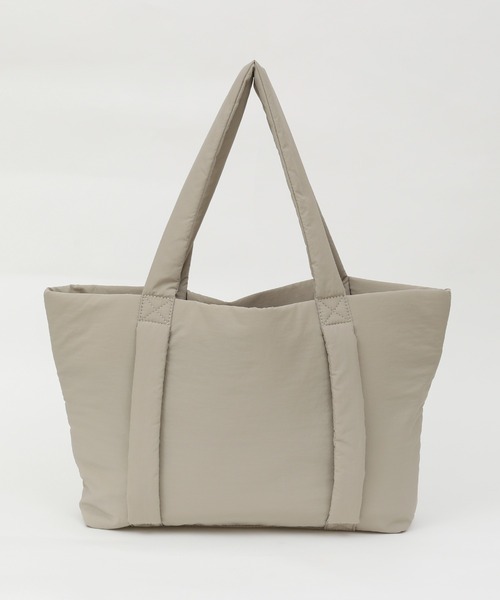 Julier Yoga and Relax（ジュリエヨガアンドリラックス）の「Julier パフィー撥水トートバッグ（トートバッグ・レディース・ブラック/ベージュ/ホワイト・FREE）」の11枚目の写真