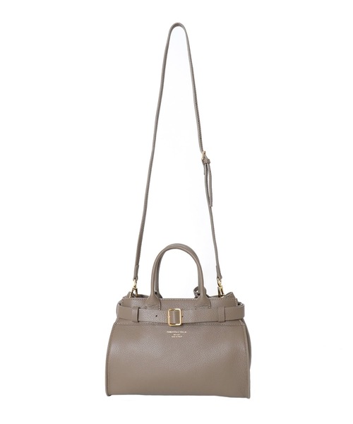 CHRISTIAN VILLA（クリスチャンヴィラ）の「CHRISTIAN VILLA / belted 2way bag(ベルト付き2wayバッグ 6241)（ショルダーバッグ・レディース・ホワイト/グレー・FREE）」の11枚目の写真