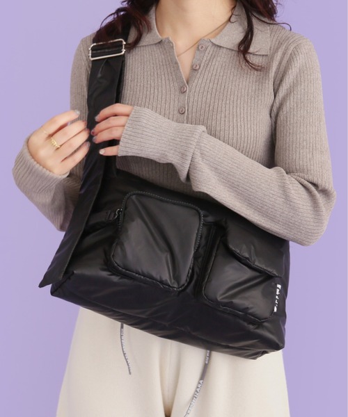 CONTROL FREAK / CTFK(コントロールフリーク)の「CONTROL FREAK / CTFK(コントロールフリーク)POCKETショルダー(ショルダーバッグ・レディース・ブラック/イエロー/シルバー/シャンパン・FREE)」の5枚目の写真