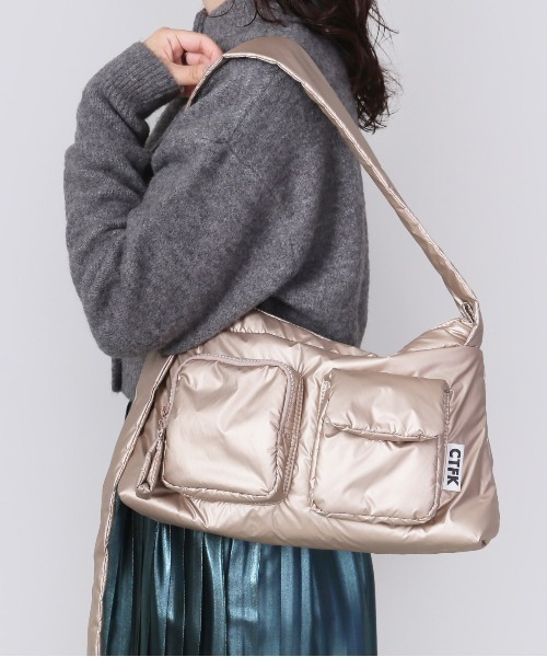CONTROL FREAK / CTFK(コントロールフリーク)の「CONTROL FREAK / CTFK(コントロールフリーク)POCKETショルダー(ショルダーバッグ・レディース・ブラック/イエロー/シルバー/シャンパン・FREE)」の12枚目の写真
