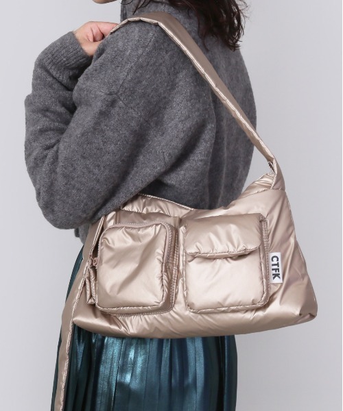CONTROL FREAK / CTFK(コントロールフリーク)の「CONTROL FREAK / CTFK(コントロールフリーク)POCKETショルダー(ショルダーバッグ・レディース・ブラック/イエロー/シルバー/シャンパン・FREE)」の10枚目の写真