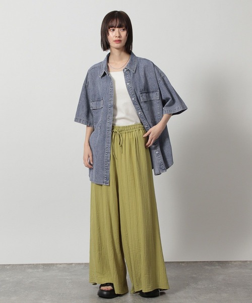 LAKOLE（ラコレ）の「楊柳スカーチョ / 327794（その他パンツ・レディース・ブラック/グレー/ブラウン/グリーン・FREE）」の19枚目の写真