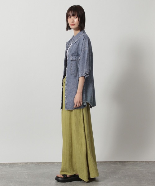 LAKOLE（ラコレ）の「楊柳スカーチョ / 327794（その他パンツ・レディース・ブラック/グレー/ブラウン/グリーン・FREE）」の20枚目の写真