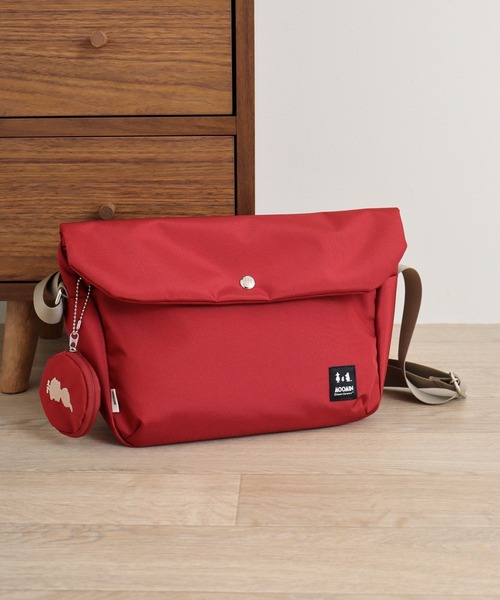 MOOMIN(ムーミン)の「MOOMIN フラップデザインショルダーバッグ(ショルダーバッグ・レディース・ベージュ/グリーン/レッド/ブラック・FREE)」の4枚目の写真