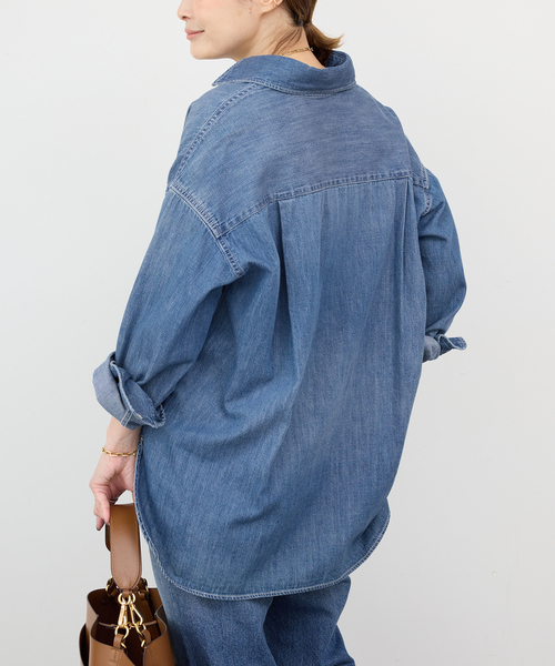 DEUXIEME CLASSE - YONFA デニムシャツ DEUXIEME CLASSE - ヨンファ YONFA ボウタイデニムシャツの通販
