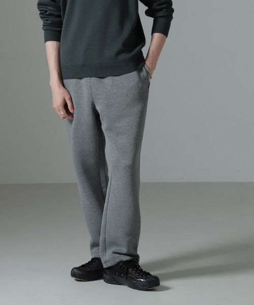 NANO universe（ナノユニバース）の「ボンディングトレーナーパンツ（スウェットパンツ・メンズ・グレー/チャコール・L/M）」の3枚目の写真