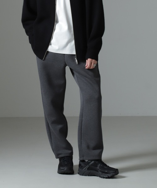 NANO universe（ナノユニバース）の「ボンディングトレーナーパンツ（スウェットパンツ・メンズ・グレー/チャコール・L/M）」の11枚目の写真