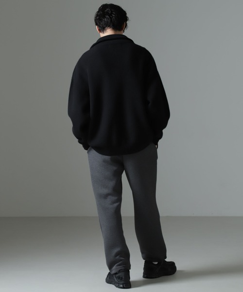 NANO universe（ナノユニバース）の「ボンディングトレーナーパンツ（スウェットパンツ・メンズ・グレー/チャコール・L/M）」の17枚目の写真