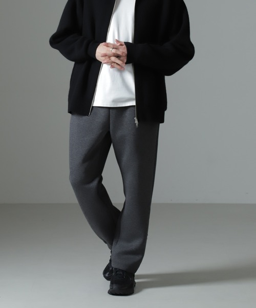 NANO universe（ナノユニバース）の「ボンディングトレーナーパンツ（スウェットパンツ・メンズ・グレー/チャコール・L/M）」の12枚目の写真
