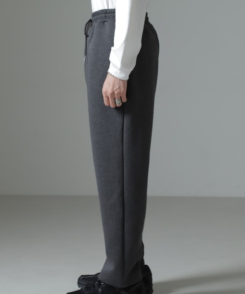 NANO universe（ナノユニバース）の「ボンディングトレーナーパンツ（スウェットパンツ・メンズ・グレー/チャコール・L/M）」の18枚目の写真