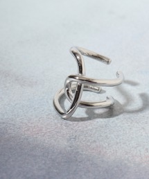 blancotokyo 日本製 金属アレルギー対策 サージカルステンレス 316L サイズ調整可能 ニュアンスライン フリー リング 指輪 男女兼用