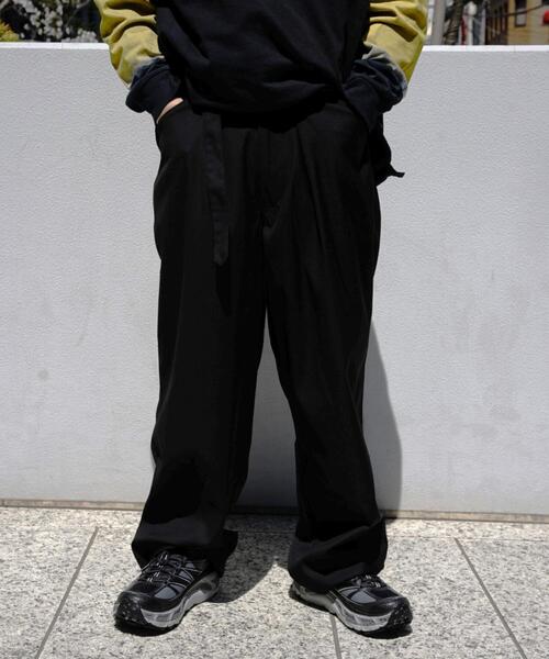 BEAVER(ビーバー)の「B omnivore/ビーオムニボー TR BELT LOOSE PANTS(その他パンツ・メンズ・チャコールグレー/ブラック・L/S/M)」の11枚目の写真