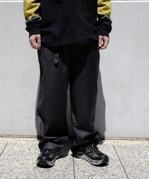 BEAVER(ビーバー)の「B omnivore/ビーオムニボー TR BELT LOOSE PANTS(その他パンツ・メンズ・チャコールグレー/ブラック・L/S/M)」の16枚目の写真