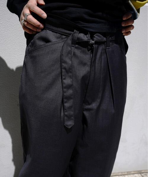 BEAVER(ビーバー)の「B omnivore/ビーオムニボー TR BELT LOOSE PANTS(その他パンツ・メンズ・チャコールグレー/ブラック・L/S/M)」の17枚目の写真