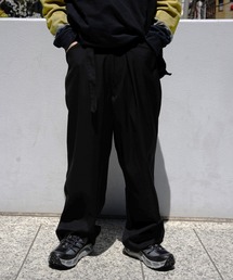 BEAVER | B omnivore/ビーオムニボー  TR BELT LOOSE PANTS(その他パンツ)