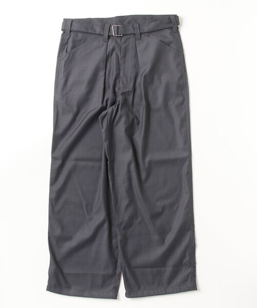 BEAVER(ビーバー)の「B omnivore/ビーオムニボー TR BELT LOOSE PANTS(その他パンツ・メンズ・チャコールグレー/ブラック・L/S/M)」の4枚目の写真