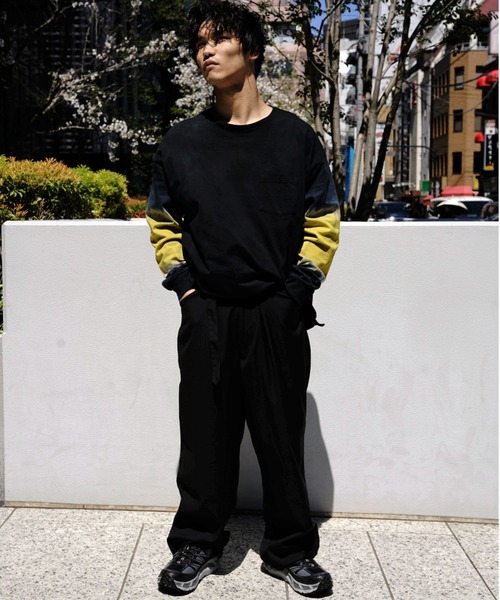 BEAVER(ビーバー)の「B omnivore/ビーオムニボー TR BELT LOOSE PANTS(その他パンツ・メンズ・チャコールグレー/ブラック・L/S/M)」の6枚目の写真