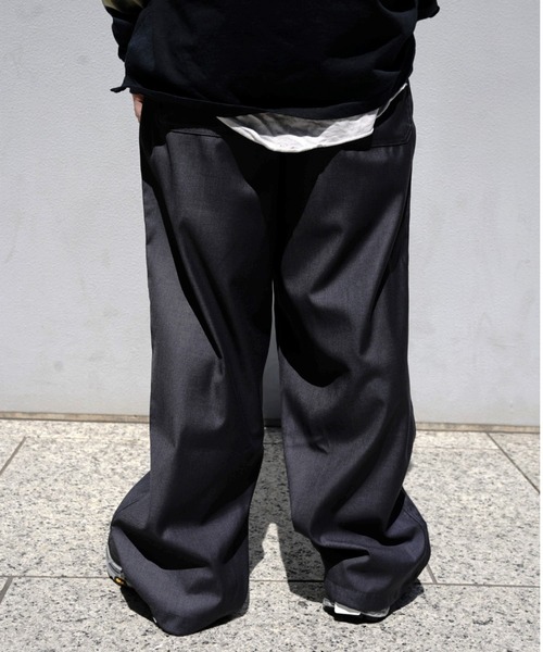 BEAVER(ビーバー)の「B omnivore/ビーオムニボー TR BELT LOOSE PANTS(その他パンツ・メンズ・チャコールグレー/ブラック・L/S/M)」の9枚目の写真