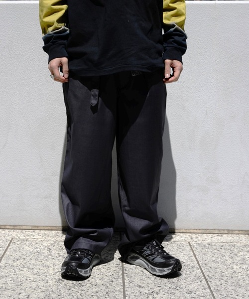 BEAVER(ビーバー)の「B omnivore/ビーオムニボー TR BELT LOOSE PANTS(その他パンツ・メンズ・チャコールグレー/ブラック・L/S/M)」の7枚目の写真