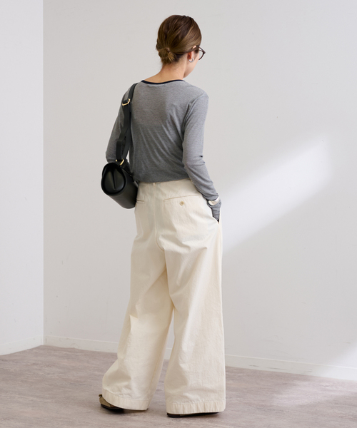 FRAMeWORK（フレームワーク）の「≪追加≫シアーリンガーTee2（Tシャツ/カットソー・レディース・イエロー/ブラック系その他/ブルー・FREE）」の6枚目の写真