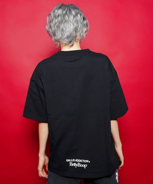 GALLIS ADDICTION（ガリスアディクション）の「GA×BETTY-FRONT SITイラスト TEE（Tシャツ/カットソー・メンズ・ブラック/ホワイト・M/L）」の15枚目の写真