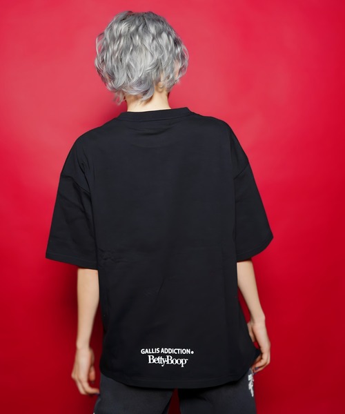 GALLIS ADDICTION（ガリスアディクション）の「GA×BETTY-FRONT SITイラスト TEE（Tシャツ/カットソー・メンズ・ブラック/ホワイト・M/L）」の14枚目の写真