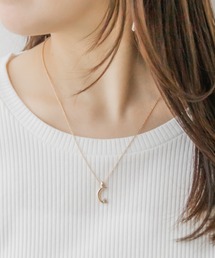 CLETTE（クレット）の「ルミエールムーンネックレス（ネックレス）」