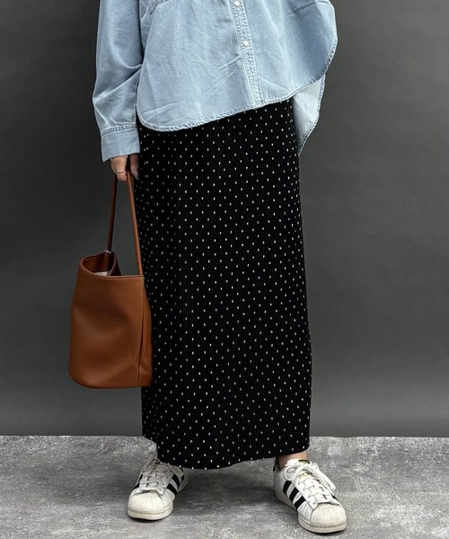 NICOLE white（ニコルホワイト）の「柄プリーツスカート（スカート・レディース・ブラック/ネイビー/その他1/その他2・FREE）」の4枚目の写真