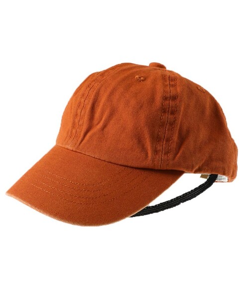 BRANSHES（ブランシェス）の「バックロゴ刺繍キャップ（キャップ・キッズ・ネイビー/ベージュ/オレンジ・M/S/L）」の3枚目の写真