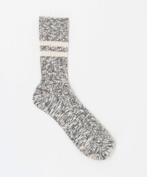 <ROTOTO> SLUB STRIPE SOCKS/ストライプ スラブソックス