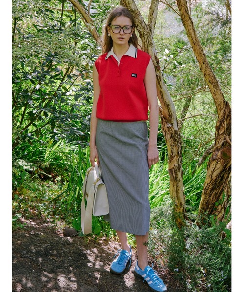 セール】ウエストゴムデザインタイトスカート（スカート）｜Mila