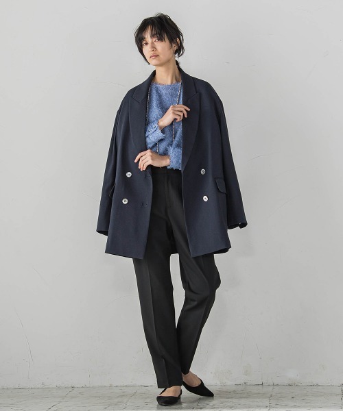 MAYSON GREY(メイソングレイ)の「ストレッチテーパードパンツ≪手洗い可能≫(その他パンツ・レディース・ブラック/ベージュ・M)」の16枚目の写真