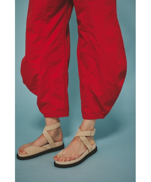 Cocoon hem taffeta pants コクーンヘムタフタパンツ（その他