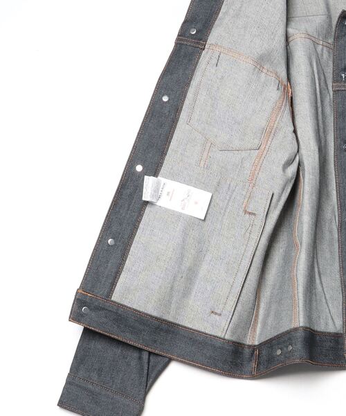 TELLASON（テラソン）の「【TELLASON】12.5oz SELVEDGE JEAN JACKETセルビッジ ジーンズジャケット（デニムジャケット・メンズ・インディゴブルー・SMALL/MEDIUM/LARGE）」の2枚目の写真