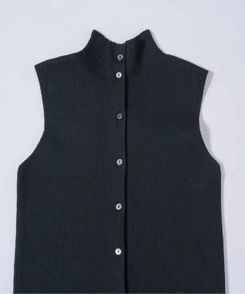 musubore(ムスボレ)の「sleeve-less summer knit cardigan / サマーニットカーディガン(カーディガン/ボレロ・レディース・ブラック/ピンク/ライトグリーン/パープル・FREE)」の13枚目の写真