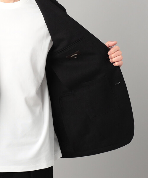 COMME CA MEN(コムサメン)の「【セットアップ対応】泉州編み和紙カノコ シングルテーラードジャケット(テーラードジャケット・メンズ・ブラック/チャコールグレー・XL/M/L/S)」の19枚目の写真