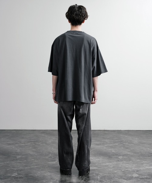 boohoo MAN★オーバーサイズ 半袖 クルーネック 花柄 Tシャツ zz-1242390_10-203-1010001-1.