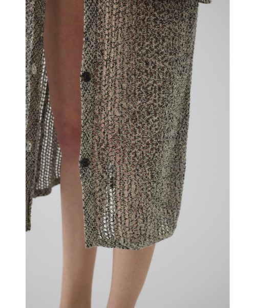 RIM.ARK（リムアーク）の「Summer knit long CD サマーニットロングカーディガン（カーディガン/ボレロ・レディース・アイボリー/マルチ/ブラック・FREE）」の15枚目の写真