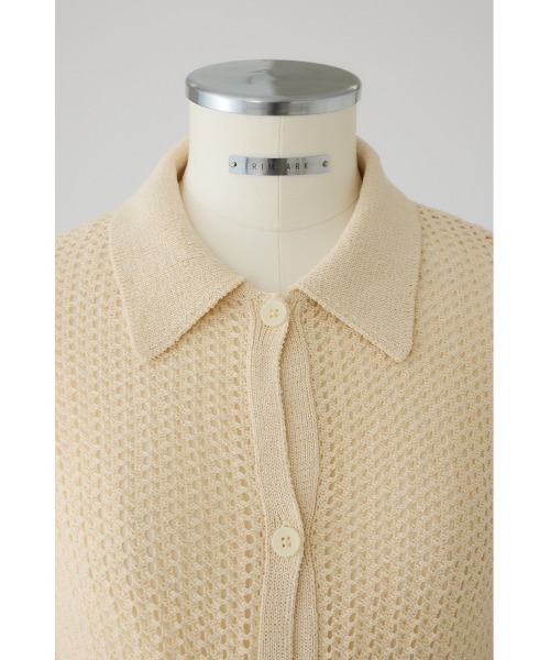 RIM.ARK（リムアーク）の「Summer knit long CD サマーニットロングカーディガン（カーディガン/ボレロ・レディース・アイボリー/マルチ/ブラック・FREE）」の21枚目の写真