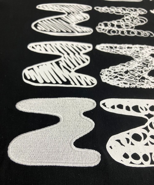 MSGM（エムエスジーエム）の「「TheMwave」グラフィックTシャツ（Tシャツ/カットソー・メンズ・ホワイト/ブラック・S/M/L/XL/XS）」の10枚目の写真