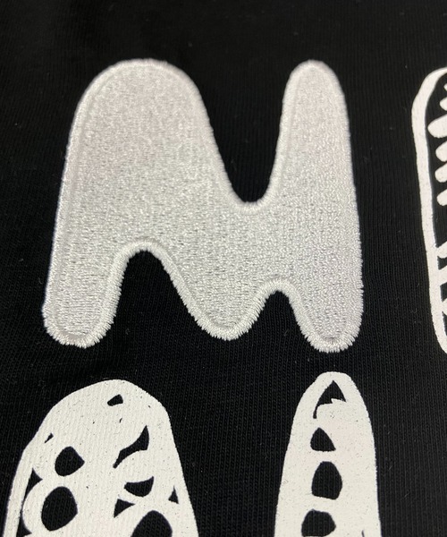 MSGM（エムエスジーエム）の「「TheMwave」グラフィックTシャツ（Tシャツ/カットソー・メンズ・ホワイト/ブラック・S/M/L/XL/XS）」の9枚目の写真