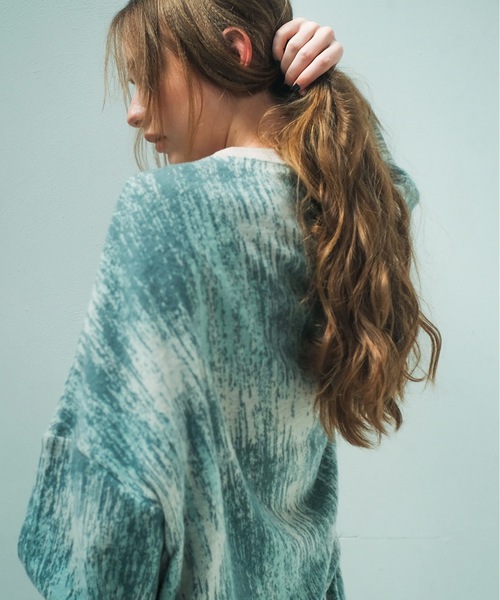 STOF（ストフ）の「DIM MOHAIR PULLOVER（ニット/セーター・メンズ・グレー/ブラック・S/M）」の3枚目の写真