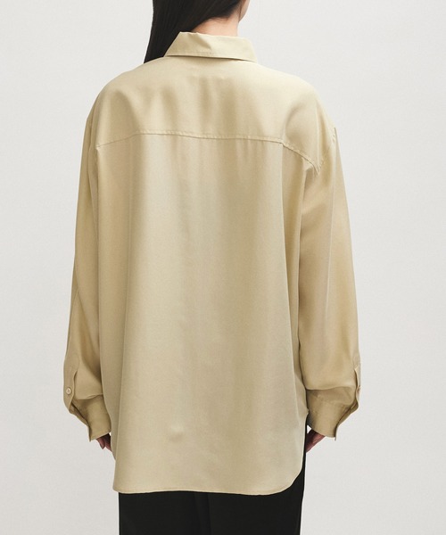 ADAM ET ROPE'（アダムエロペ）の「【EMOELLE】サンドシルクシャツ（シャツ/ブラウス・レディース・サックスブルー/ベージュ系その他・FREE）」の22枚目の写真