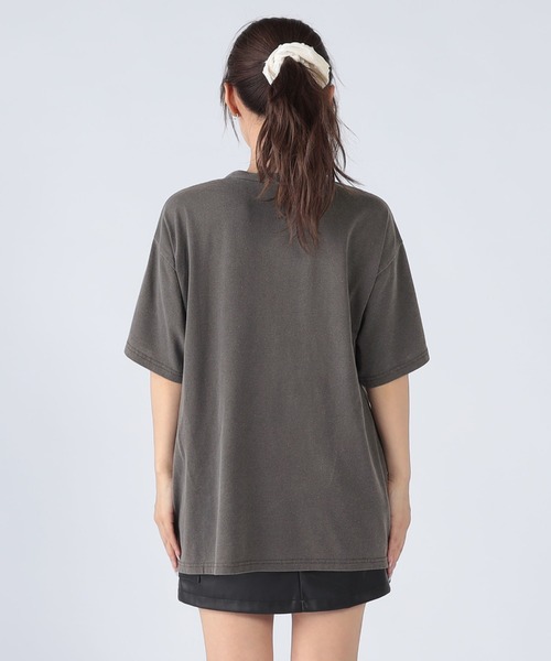 CECIL McBEE（セシルマクビー）の「CATプリントTシャツ（Tシャツ/カットソー・レディース・グレー/ブラック/チャコールグレー・LARGE/MEDIUM）」の8枚目の写真