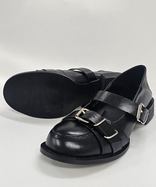 ANOTHER S（アナザーエス）の「バックル付きストラップローファー（ローファー・レディース・ブラック・37/38/39）」の13枚目の写真