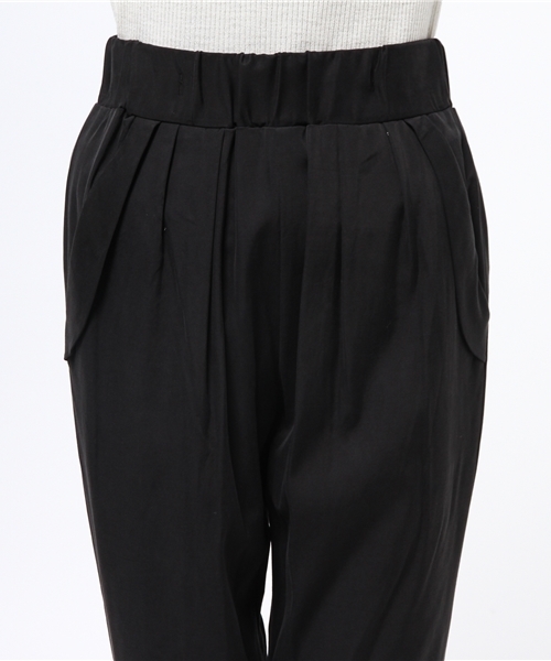 SHIPS for women（シップスフォーウィメン）の「タック9分丈パンツ 313140233（その他パンツ・レディース・ブラック/ベージュ/ネイビー・36/38）」の7枚目の写真