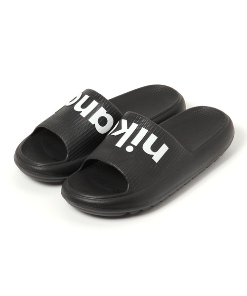 niko and...(ニコアンド)の「オリジナル ニコロゴシャワーサンダル(サンダル・レディース・ブラック/アイボリー/サックスブルー/イエロー・MEDIUM/LARGE)」の8枚目の写真