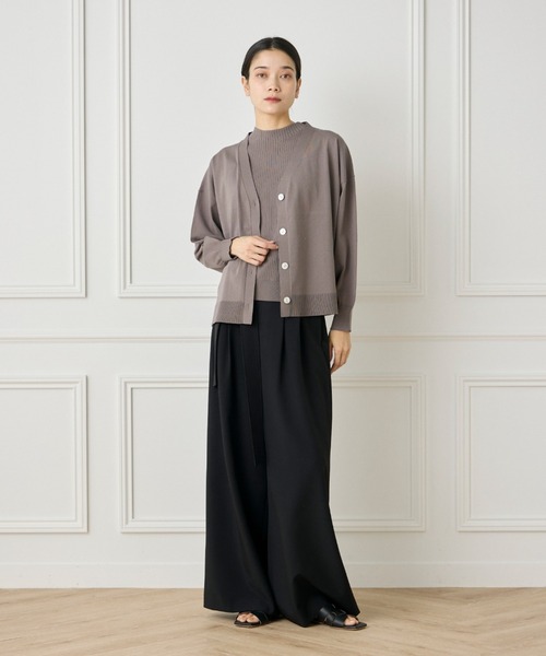 INED（イネド）の「1/28 Good Mood Vネックカーディガン（カーディガン/ボレロ・レディース・ネイビー/オフホワイト/カーキ/オレンジ・9号）」の11枚目の写真