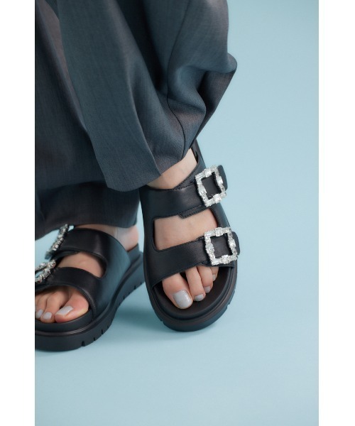 staccato サンダル　23センチ 中古・古着通販】STACCATO (スタッカート) サンダル ベージュ